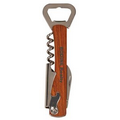 Wooden Bottle Opener & Wine Corkscrew